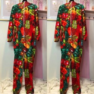 Unisex Gummy Bear Onesie Jumpsuit!!